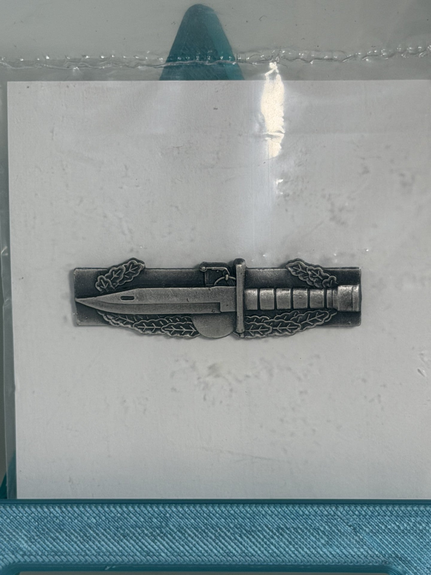 Combat Action Badge (CAB) - Full Size- Obsolete version - Oxidized