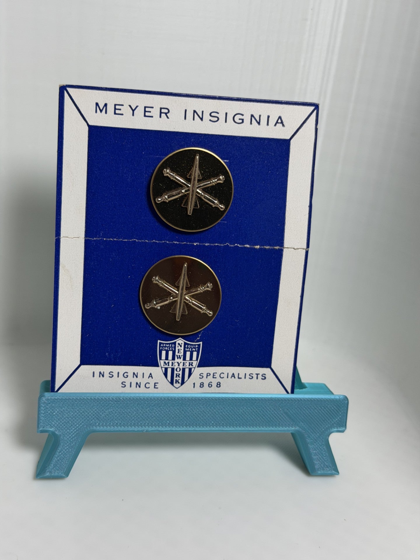 Army Air Defense Artillery Branch Insignia Enlisted - Meyer Brand Sold in pairs