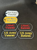 Military Branch Dogtag Keychains