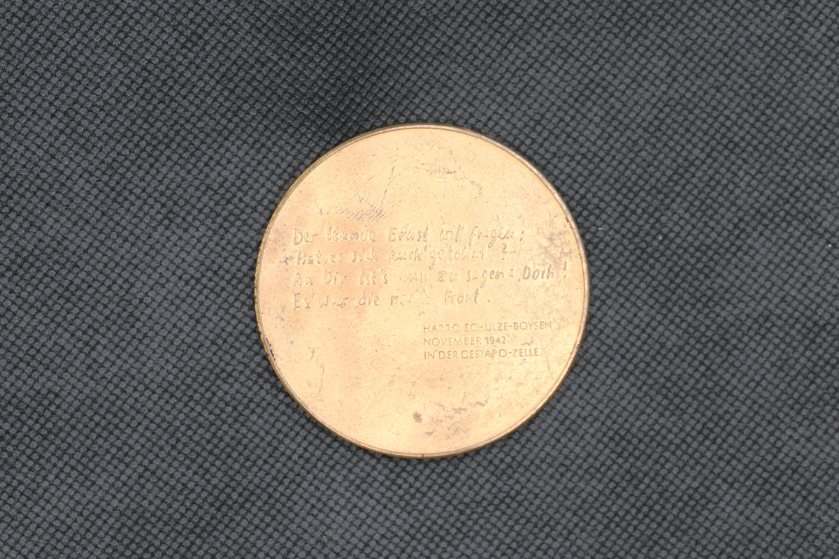 Rare East Germany (GDR) WWII "Red Orchestra" Antifascist Commemorative Medal