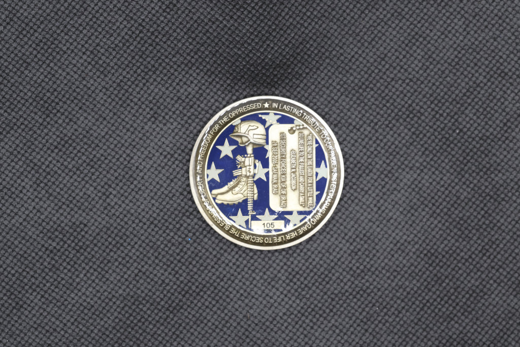 USAF Elizabeth N. Jacobson Memorial Security Forces Challenge Coin Serial #105