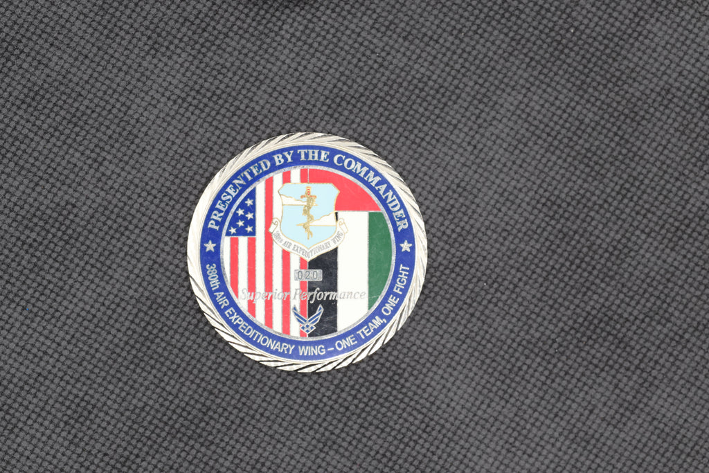 USAF 380th Air Expeditionary Wing Commander's "Superior Performance" Challenge Coin