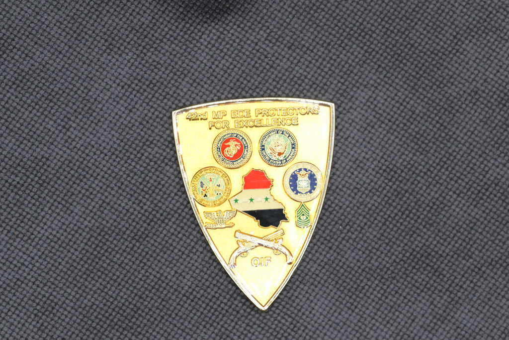 US Army 42nd Military Police Brigade "Protectors for Excellence" Operation Iraqi Freedom Challenge Coin