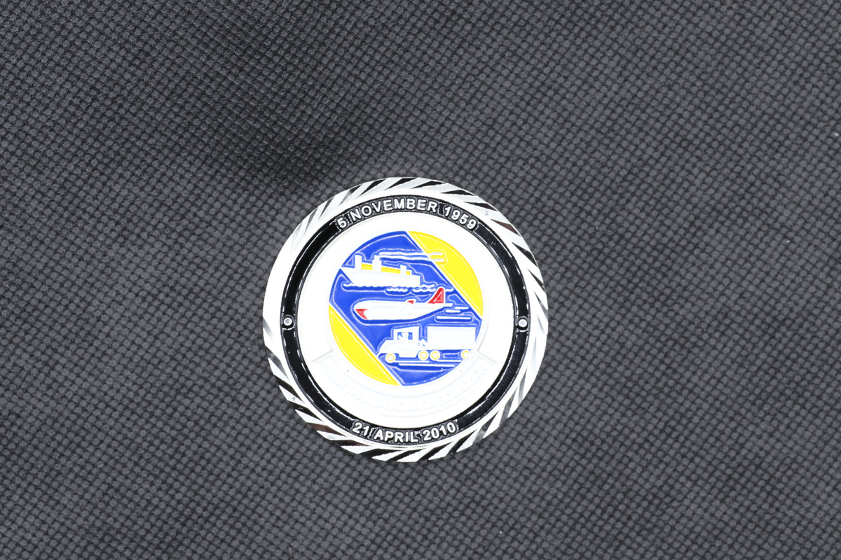 USAF 405th Transportation Squadron "Superior Performance" Deactivation Commemorative Challenge Coin