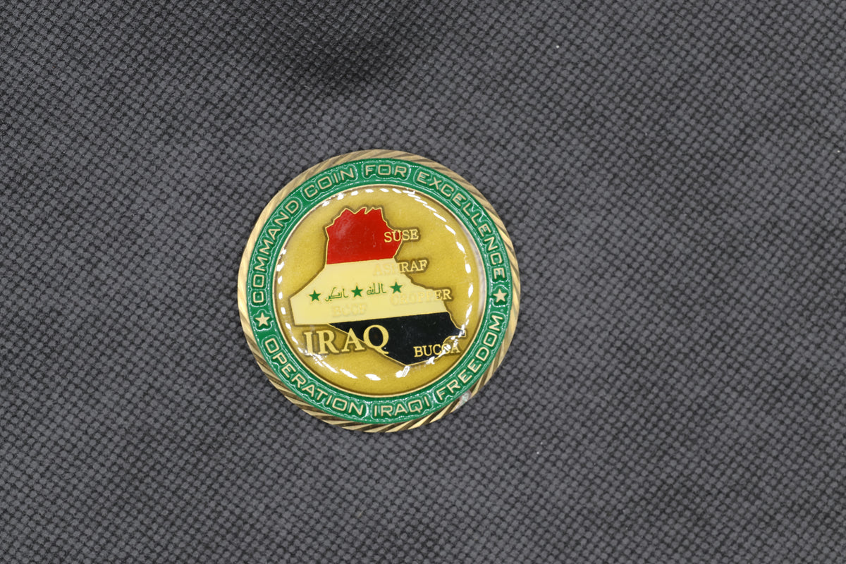 US Army 43rd Military Police Brigade Command Sergeant Major Operation Iraqi Freedom Challenge Coin