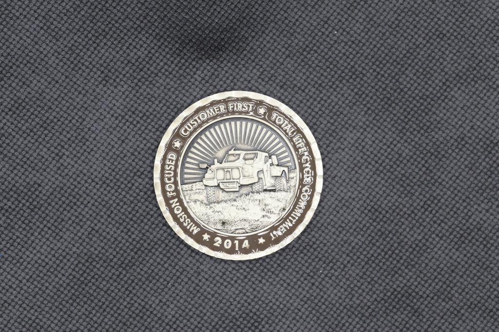 Oshkosh Defense MATV Tactical Vehicle Corporate Challenge Coin