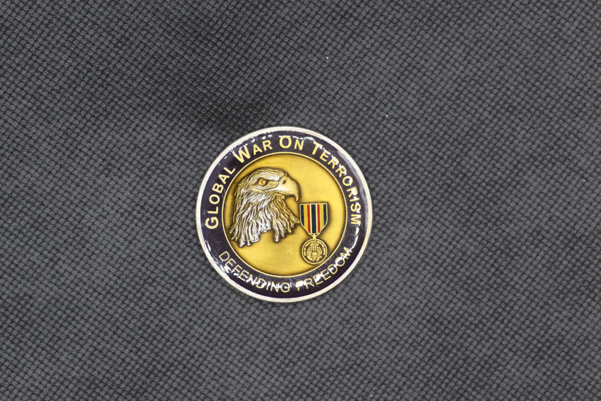 Global War on Terrorism Joint Operations "Pursuit of Freedom" Veteran Challenge Coin