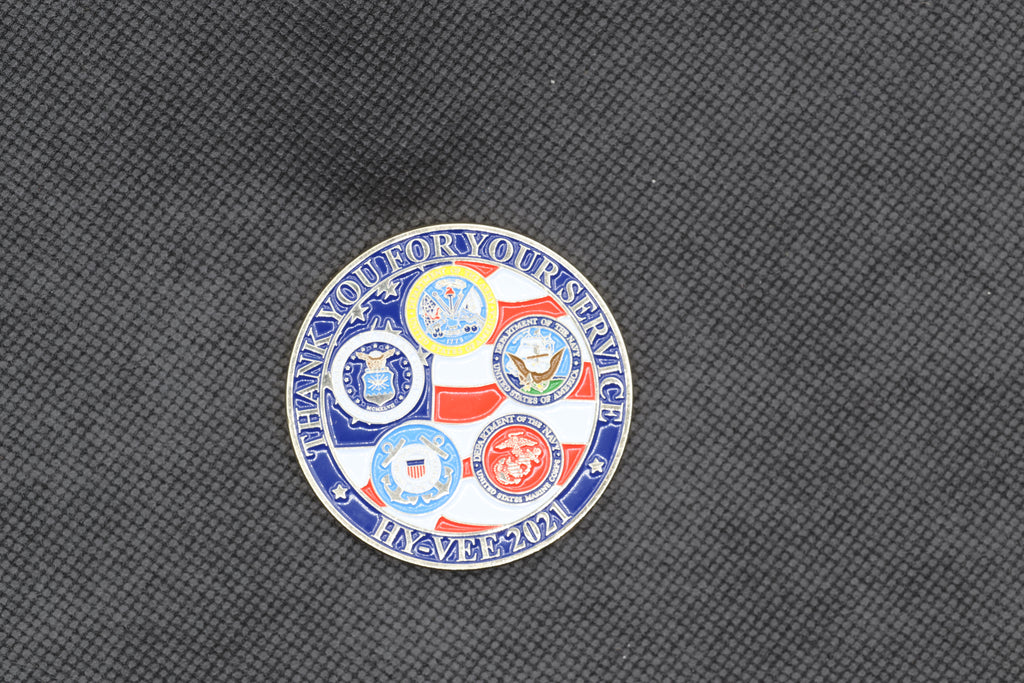 Hy-Vee 2021 Veteran Appreciation Joint Service Challenge Coin