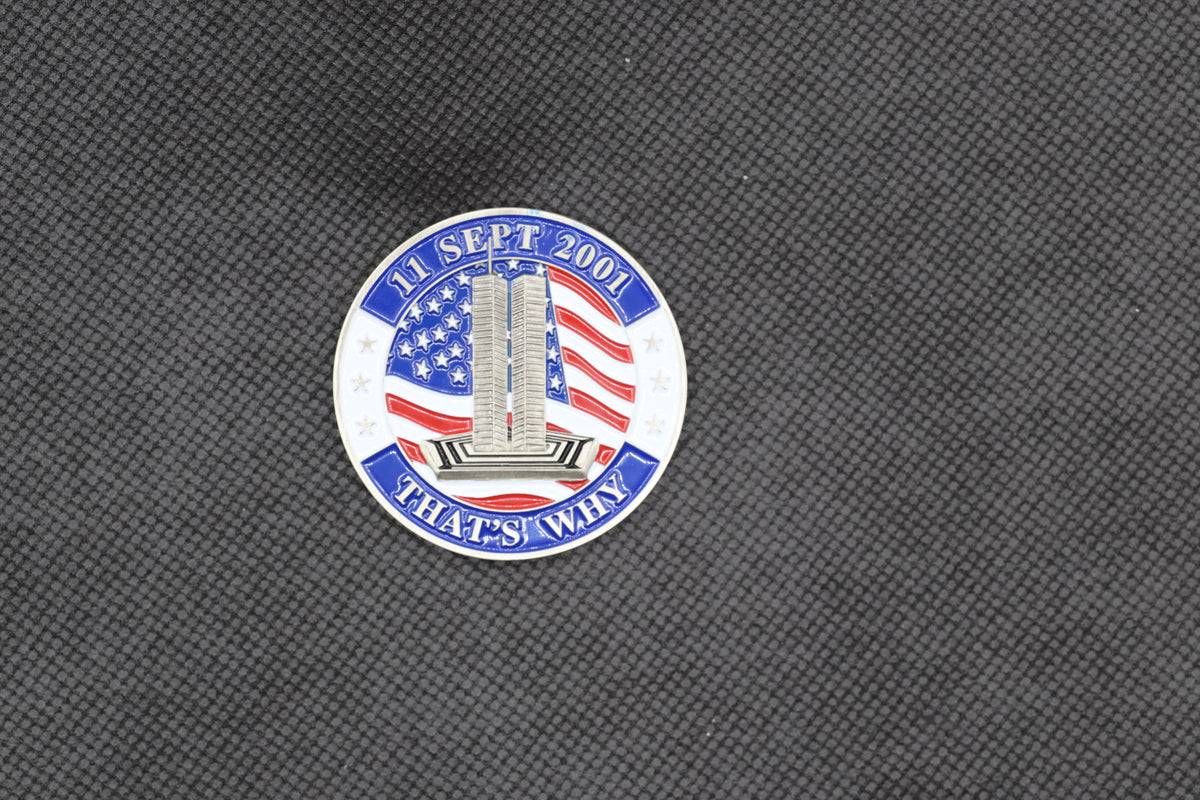 US Armed Forces "That's Why" 9/11 Memorial Joint Service Challenge Coin