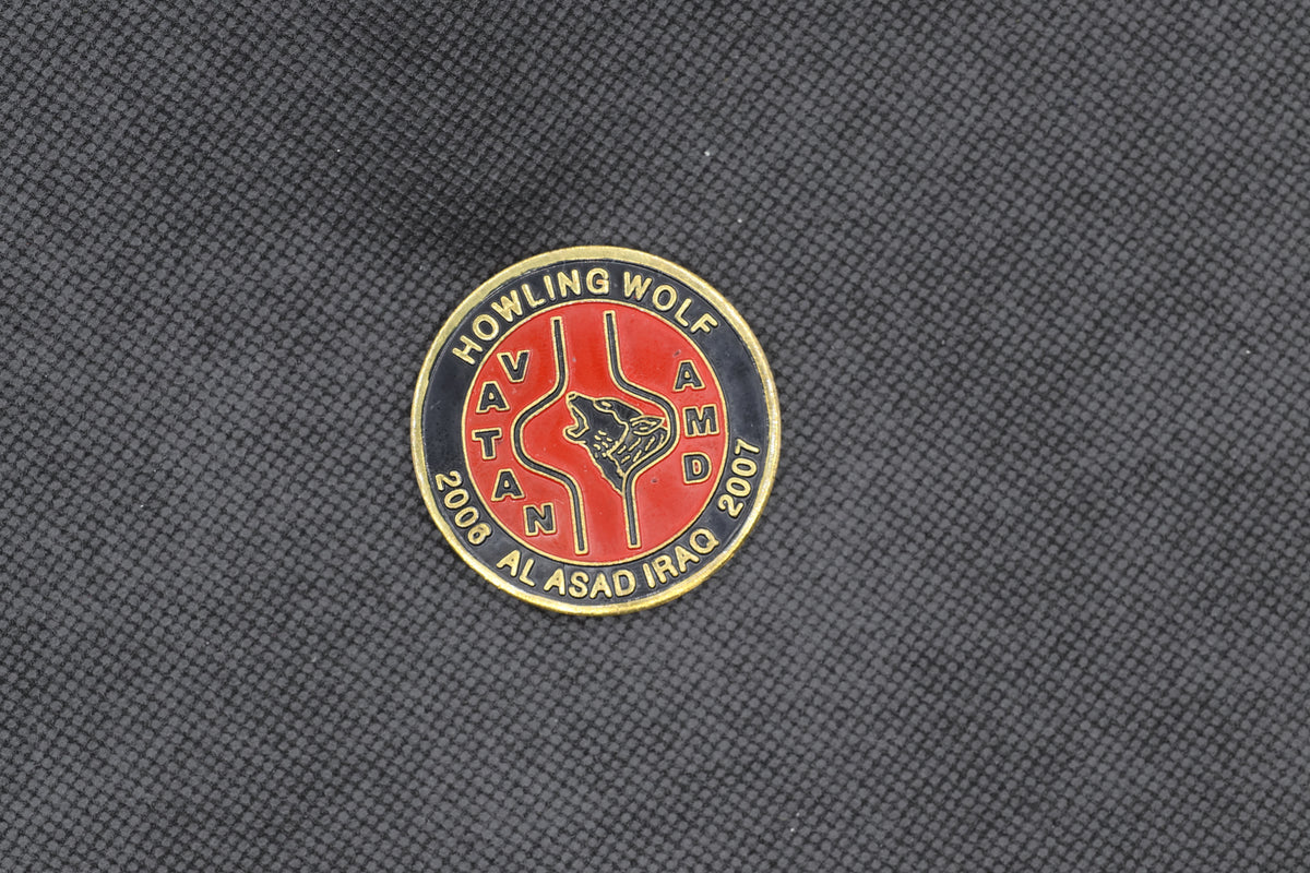 USMC "Howling Wolf" VATAN AMD Al Asad Iraq Deployment Challenge Coin