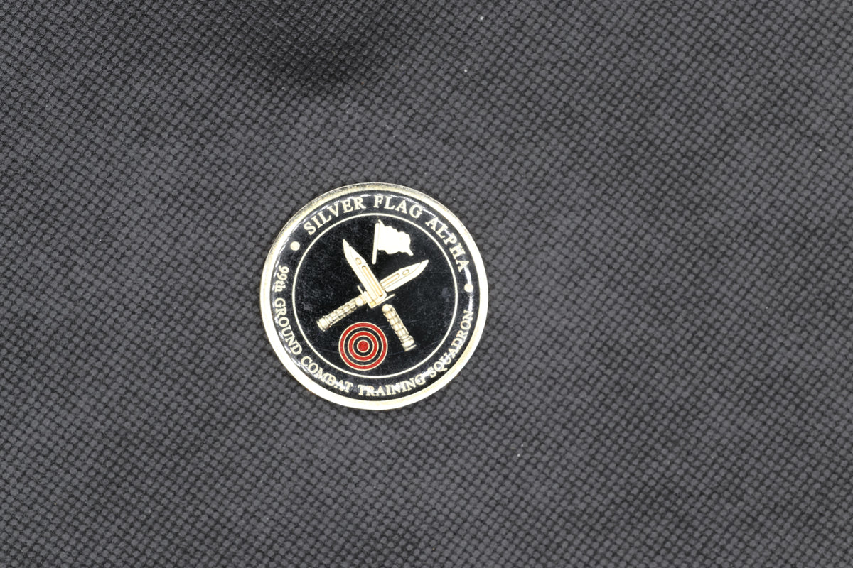 USAF 99th Ground Combat Training Squadron "Silver Flag Alpha" Security Forces Challenge Coin