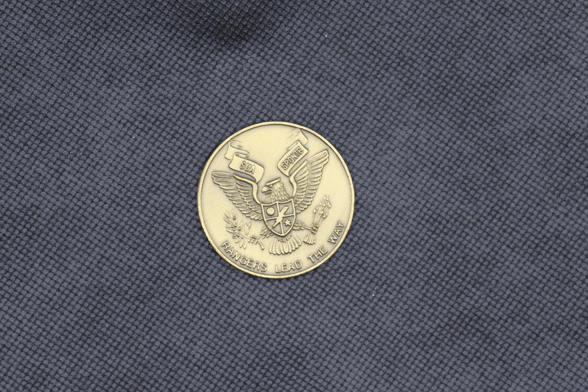 US Army 2nd Ranger Battalion "Sua Sponte" Historical Campaign Challenge Coin