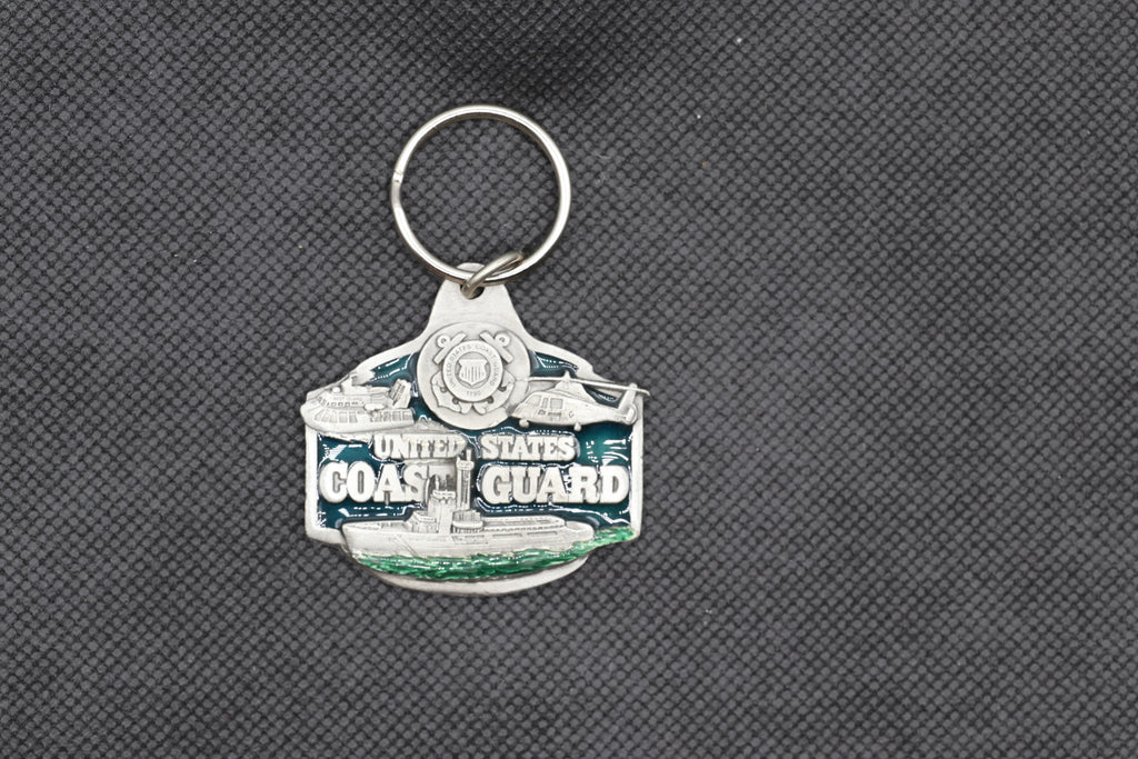 United States Coast Guard Multi-Vehicle Heritage Commemorative Keychain Medallion