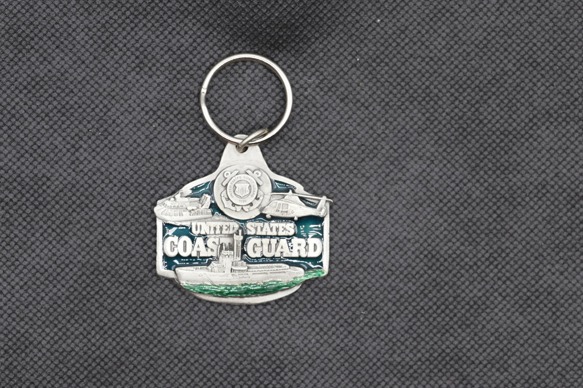 United States Coast Guard Multi-Vehicle Heritage Commemorative Keychain Medallion