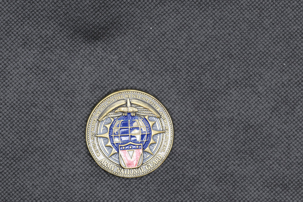 United States Army National Guard "I Am The Guard" Minuteman Challenge Coin with box