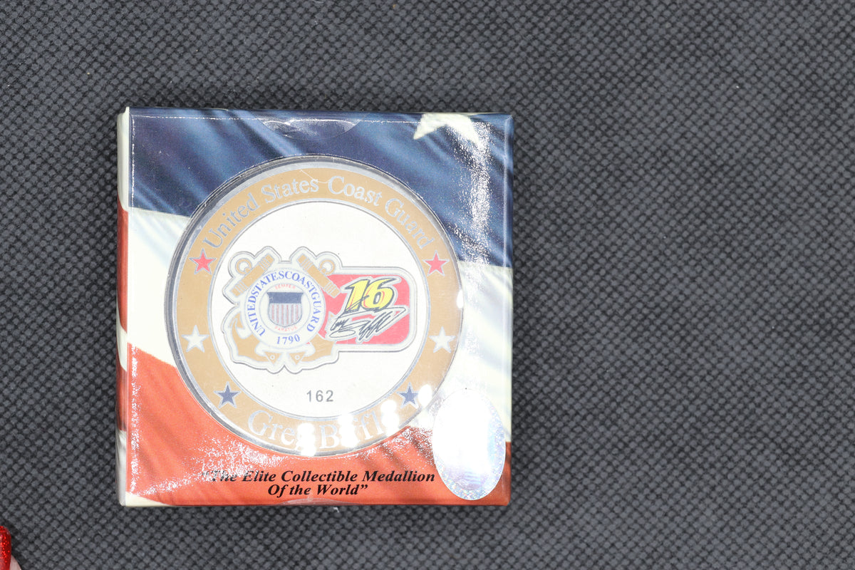 NASCAR Greg Biffle #16 US Coast Guard "American Heroes" Memorial Day Medallion