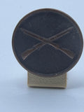 U.S. Army Infantry Collar Disk – Crossed Rifles (WWII–Korean War Era)