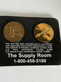 Army Air Defense Artillery Branch Insignia — Paired with U.S. Badge — The Supply Room