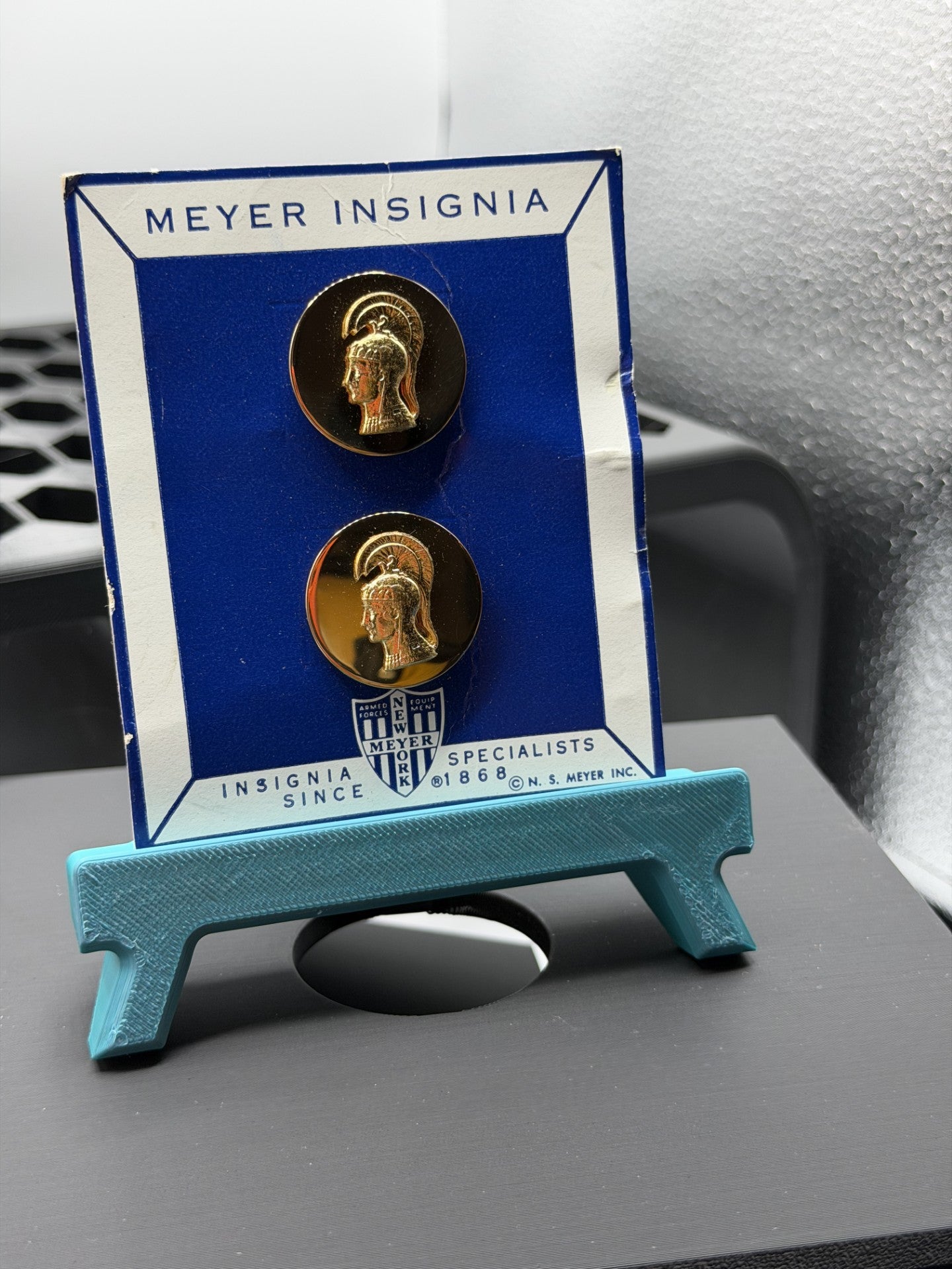 Women's Army Corps (WAC) Branch Insignia — Enlisted — Style 1 — Pair — N.S. Meyer, Inc.