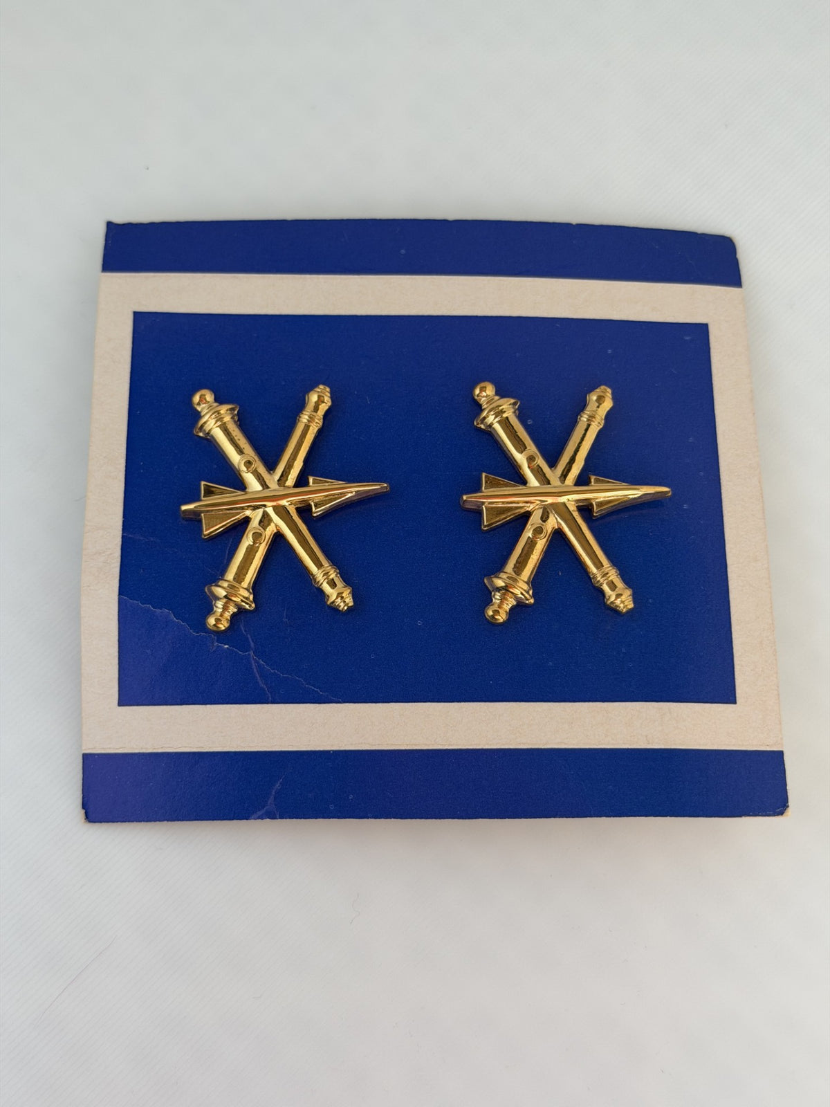 Army Air Defense Artillery Branch Insignia — Officer — S.B. Manufacturing