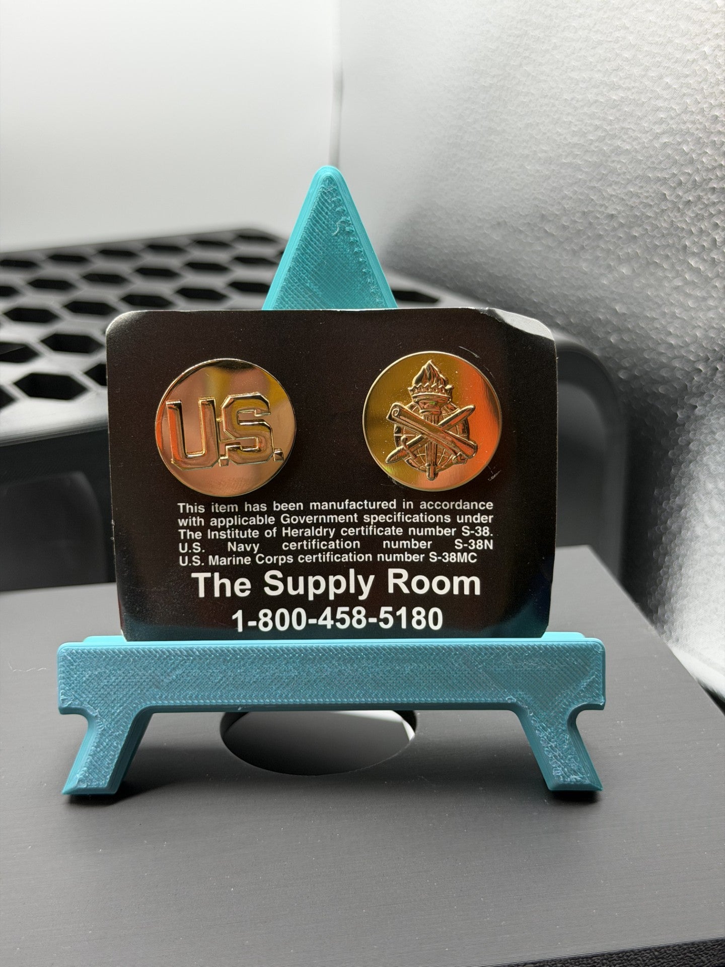 Civil Affairs Branch Insignia — Paired with U.S. Badge — The Supply Room